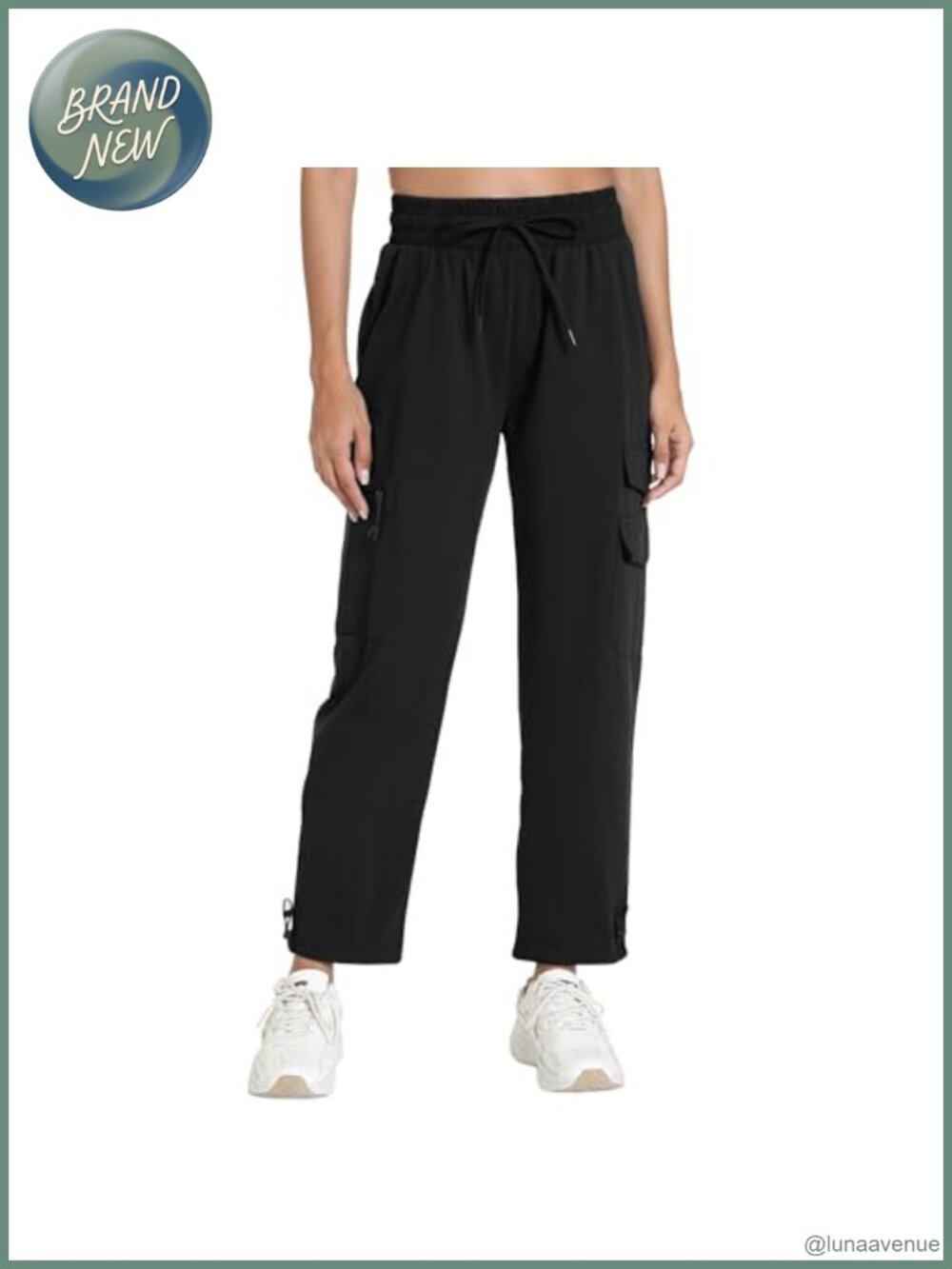 Lightweight Cargo Hiking Pants with Pockets, Adjustable Ankle Fit